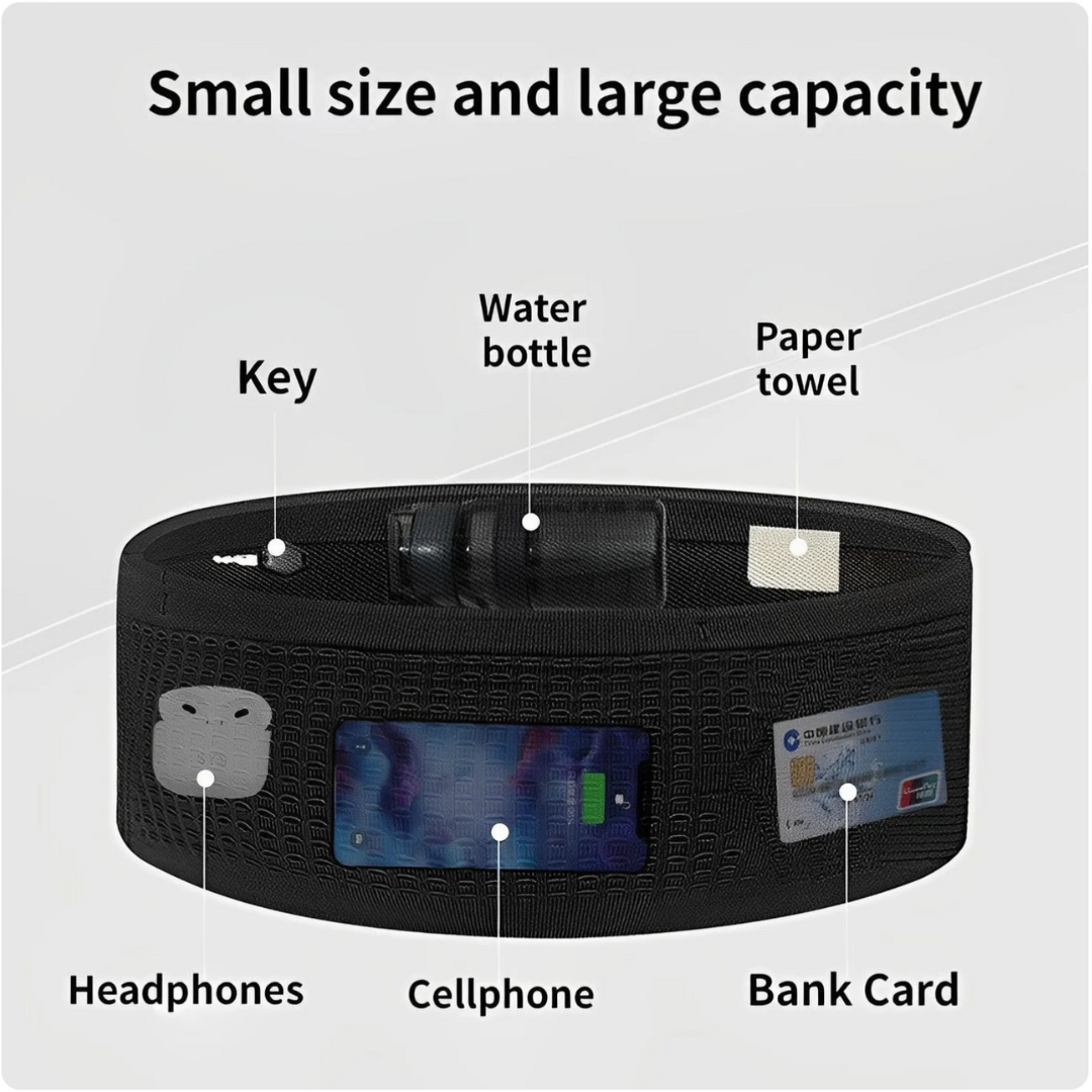 Multi-functional Breathable Invisible Running Waist Belt