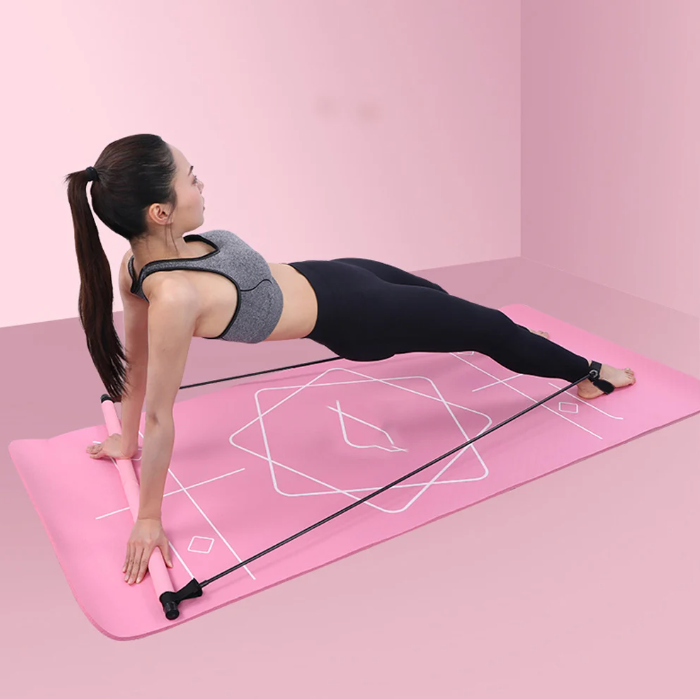 Barre de Pilates portable et bande de résistance 